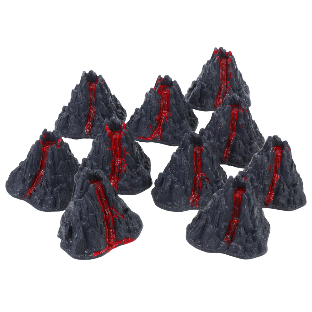 Volcano Kit For Kids 10-Pack Assorted Color Plastic Volcano Models ...