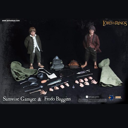 Asmus Toys Frodo and Samwise The Lord of the Rings 8in Action Figure ...
