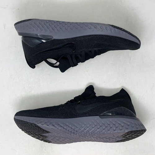Nike Epic React Flyknit 2 Shadow Black Sneakers, Size 13 BNIB BQ8928-001 - Picture 7 of 8