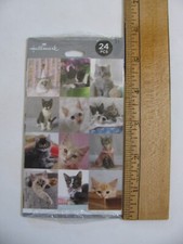Hallmark Stickers CATS 2 Sheets 24 Pieces NIP