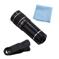 20X Zoom Adjustable Clip On Telephoto Lens External Mobile Phone Camera