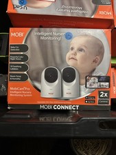 MOBI-Cam PRO HD 2Pk WiFi Pan  Tilt Video Baby Monitor 2-Way Audio, Cameras only