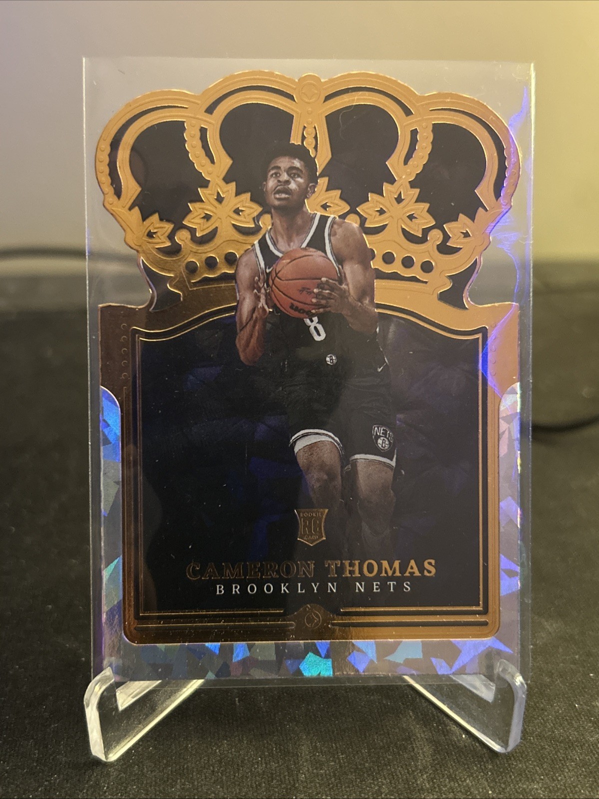 2021-22 CROWN ROYALE CAMERON THOMAS ROOKIE RC Bronze CRYSTAL DIE CUT