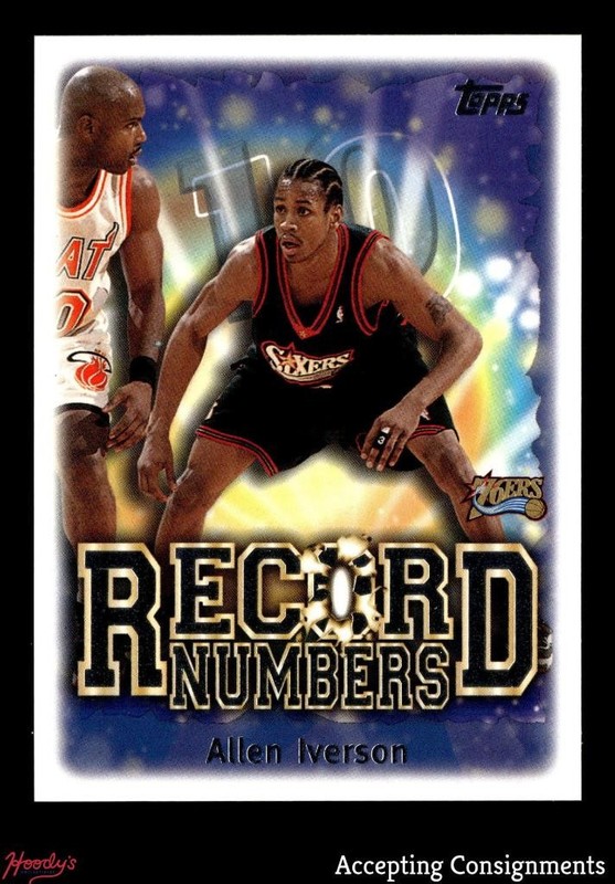 1999-00 Topps Record Numbers #RN9 Allen Iverson 76ers