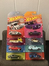 Hot Wheels 2022 Walmart Exclusive Volkswagen Complete Set of 8 Cars