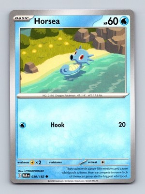TCG Pokemon Karte Horsea PAR 030/182 Eng HYOGONOSUKE Paradox Rift