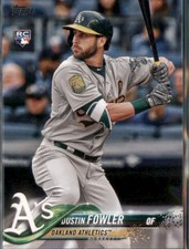 Dustin Fowler 2018 Topps Update Oakland Athletics #US95