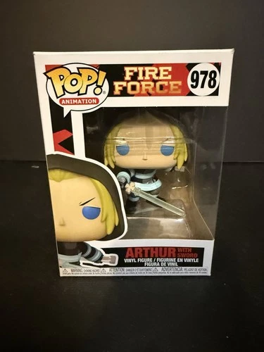 FUNKO POP ! ARTHUR WITH SWORD 978 FIRE FORCE POP ANIMATION DB11
