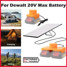 1/2 slot Battery Adapter For Starlink Mini DC Power Cable For Dewalt 20V Battery