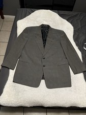 Vintage Giorgio Armani Men  s Wool Sport Blazer Jacket Size 46R Plaid Italy