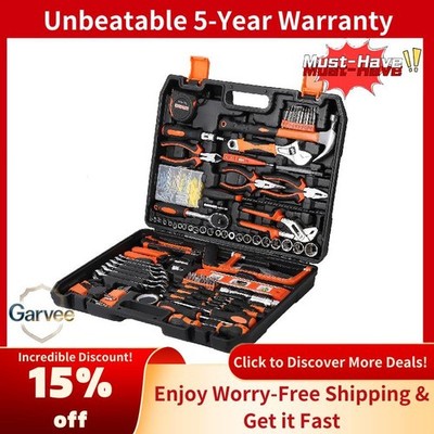 236-Piece Home & Auto Repair Kit - Complete Tool Set with Organized Storage Case