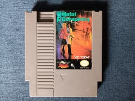 The Mafat Conspiracy (Vic Tokai, 1990) NES Game w/ Box & Manual ~ Tested, Works