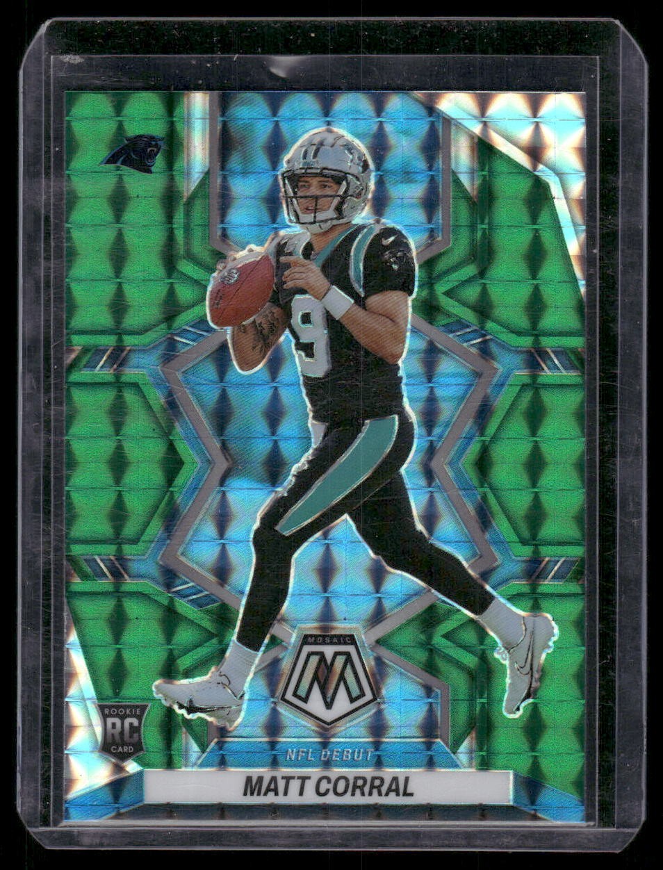 2022 Panini Mosaic #273 Matt Corral Mosaic Green