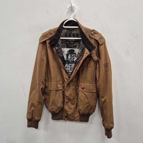 ALEXANDER MCQUEEN Barbour X Steve McQueen Flyer Cera Impermeabile Giacca Cappotto Taglia S