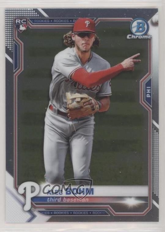 2021 Bowman Chrome Alec Bohm #94 6u5