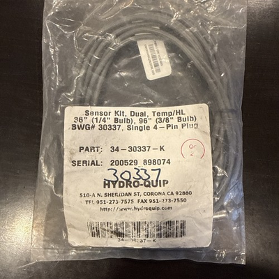 #ad Hydro Quip Sensor Kit For Hot Tub Spa Replacement Part Dual Temp HL 36” $28.00