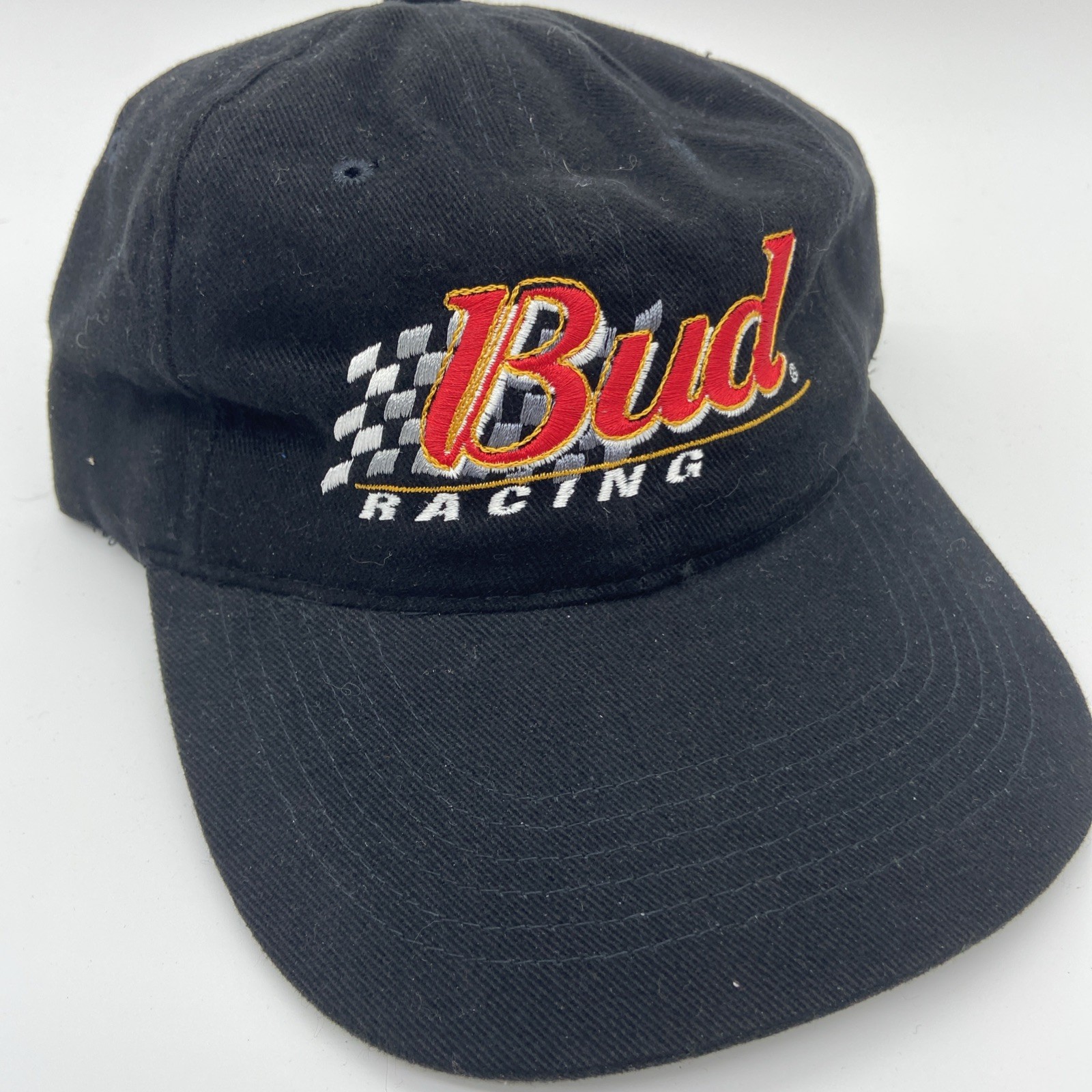 vintage budweiser Racing Hat Never Worn