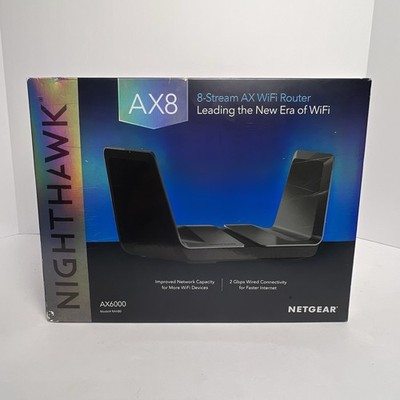 Netgear Nighthawk AX8 RAX80 AX6000 WiFi 6 Router Tested Works