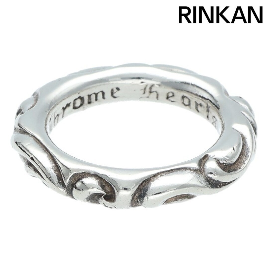 Chrome Hearts SCRL BAND Scroll Silver Ring Mens Size 14 Used 70f196adf7144594730