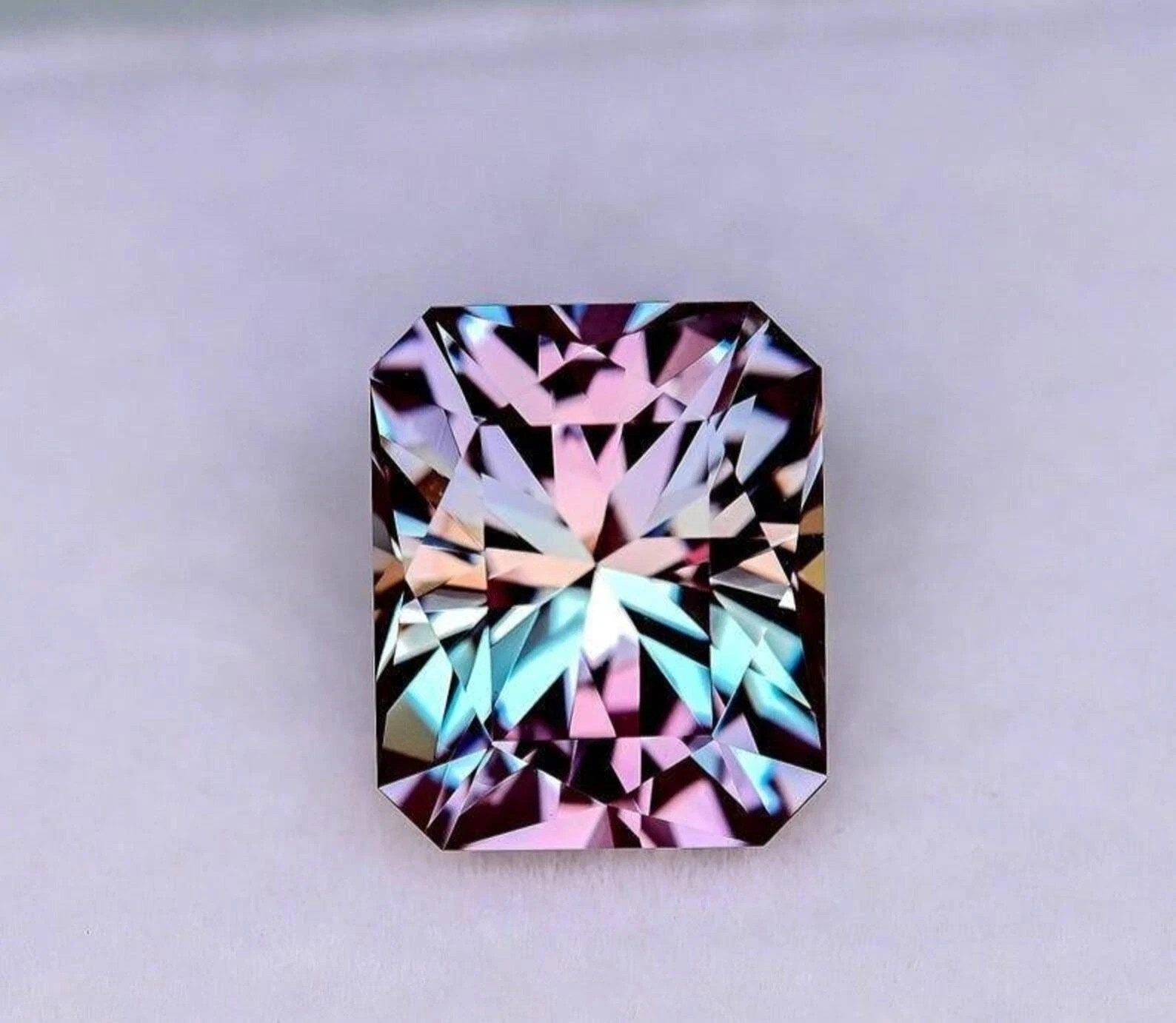 CERTIFIED 10 Ct Natural Alexandrite Color Change Emerald Cut AAA Loose Gemstone