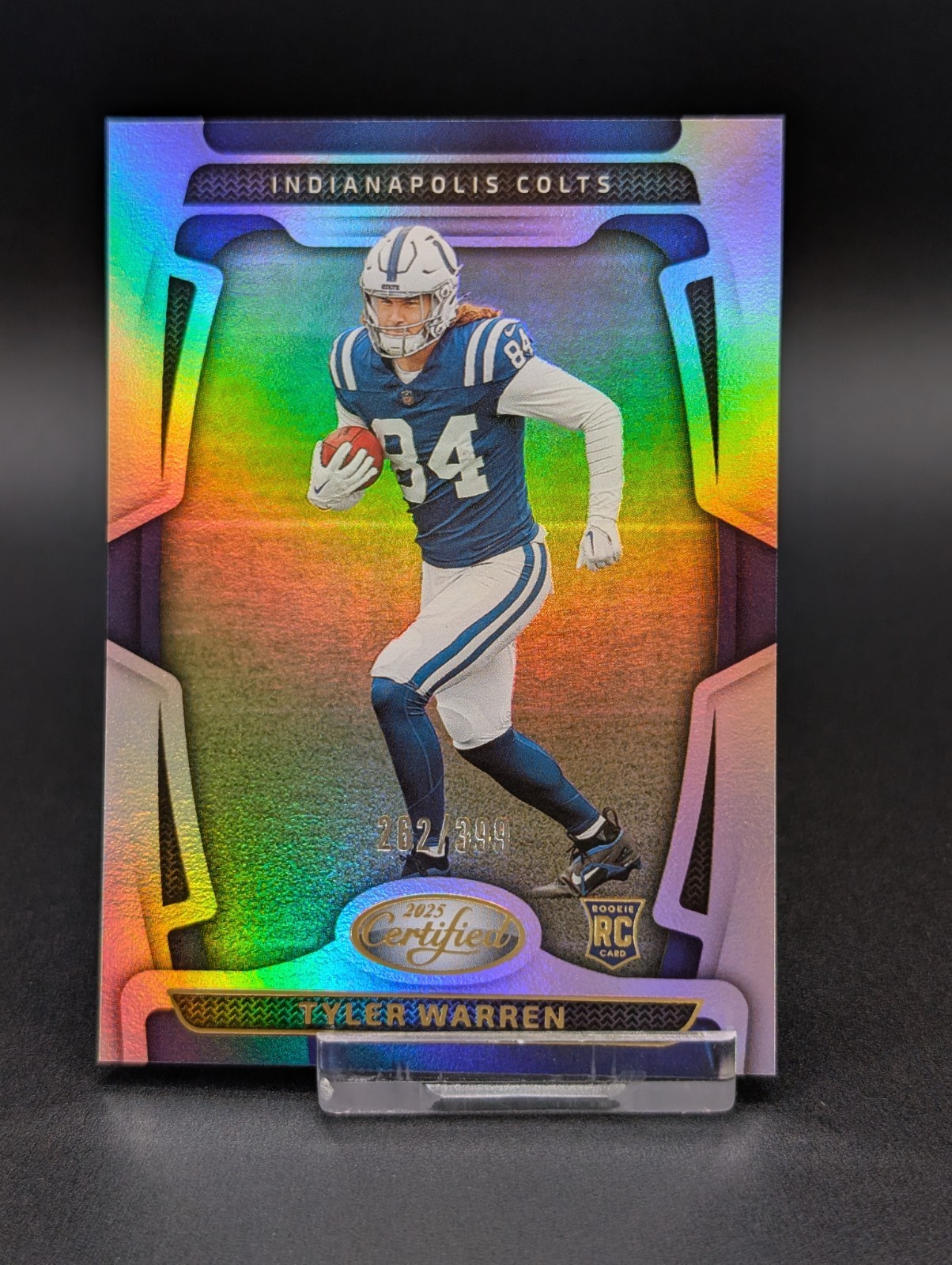 2025 Certified Tyler Warren RC Rookie Silver /399 #113