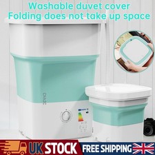 52L Portable Washing Machine Mini Washer Foldable Washer Spin Dryer Small Travel