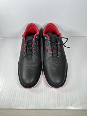 Size 11.5 Nike Air Jordan ADG 5 Mens Low Golf Shoes Black Red Bred