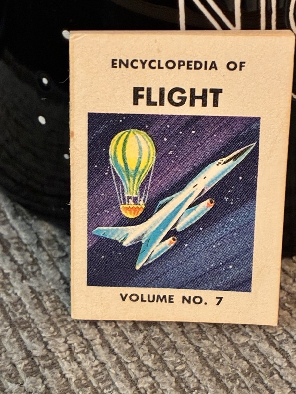 Vintage Flight Volume No. 7 Cracker Jack Miniature Encyclopedias 1960’s