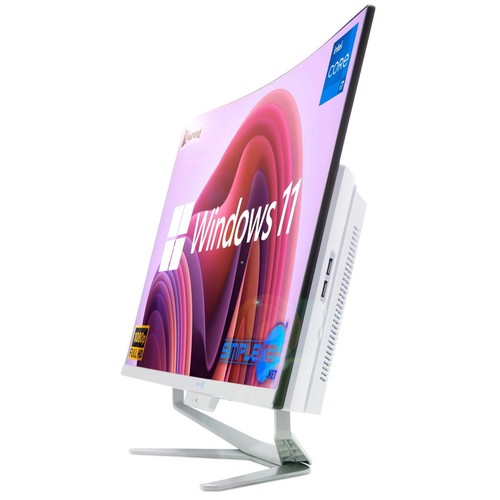 All in One i7 2.9GHz 27" FHD Curved 16GB 240GB HDD 2TB Win11 PC Desktop - Picture 3 of 7