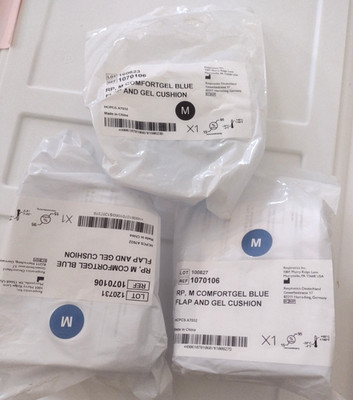 Respironics RP, Comfortgel Blue Flap and Gel Cushion M 1070106 Lot Of 3 New