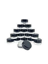 9ml Thick Glass Concentrate Jars with Child Resistant Caps: Lip Balm Makeup