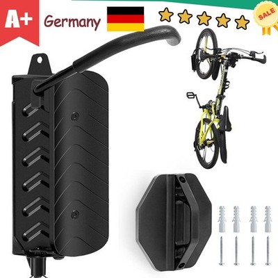Swivel Bike Wall Mount Rack 66lb/30kg Heavy Duty Steel Hook Storage Hanger