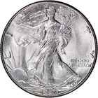 1946 D 50C Walking Liberty Half Dollar ~ UNC Details