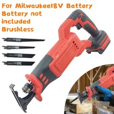 Cordless Reciprocating Saw Tool for Milwaukee 18V Battery for Metal PVC Wood New
