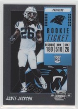 2018 Panini Contenders Optic Rookie Ticket Donte Jackson #96 py5