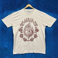 Mana Vivir Sin Aire Rock Beige T-Shirt Size 2XL