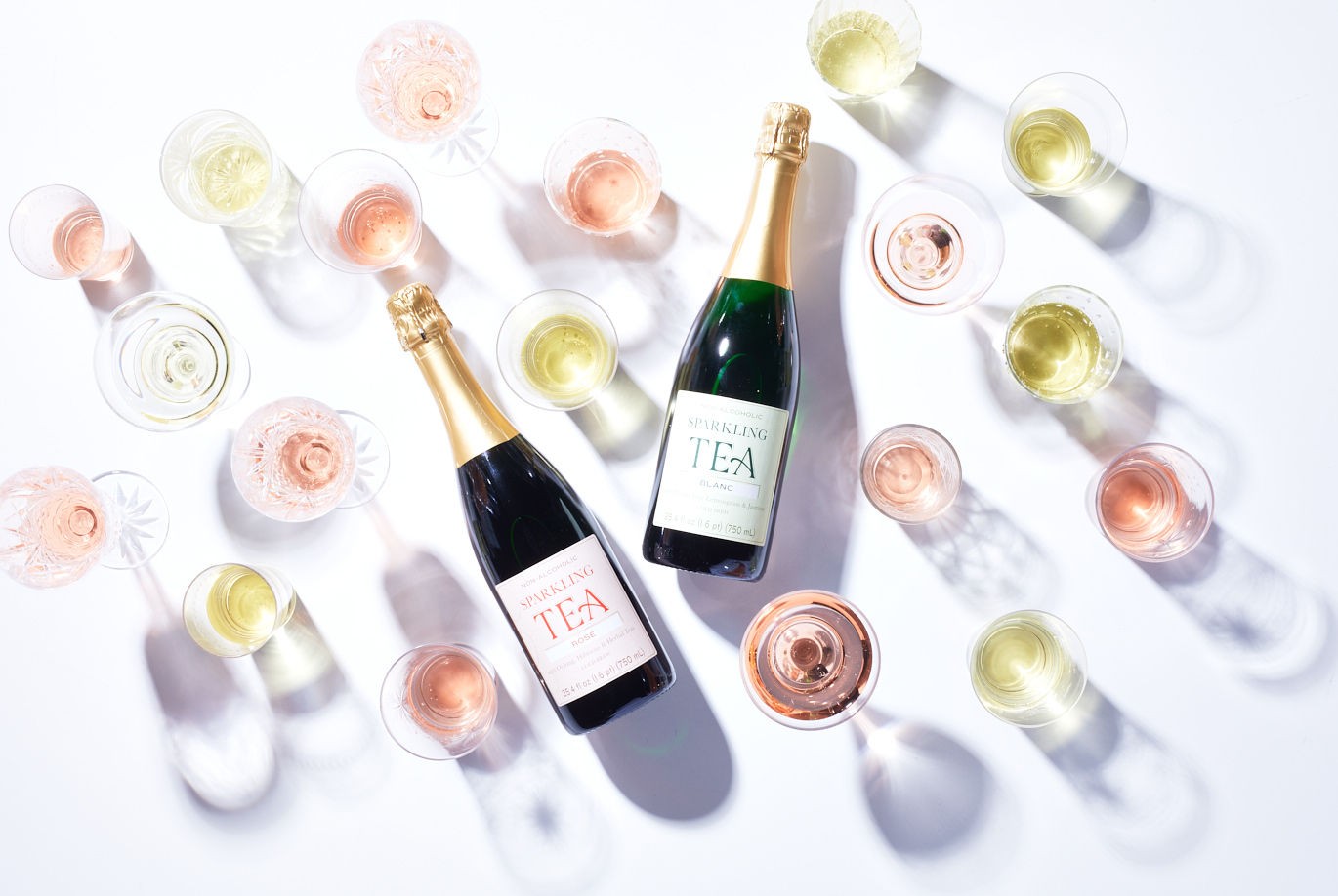 Trader Joe’s Non-Alcoholic Blanc Sparkling Tea 750 mL - Pack of 3