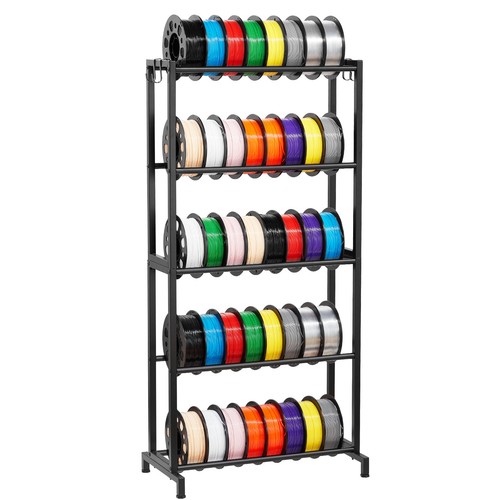 Uimoso 3D Printer Filament Storage Rack with 5-Tier Spool Holders