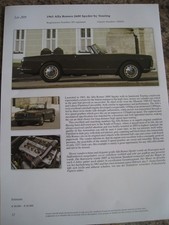1963 ALFA ROMEO 2600 SPYDER VON TOURING CAR DETAILS WERBEDATEI 59
