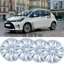 16 4pcs Wheel Covers Hubcaps Snap On Hub Caps R16 Steel Wheel For Toyota Yaris
