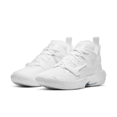 Nike Air Jordan Why Not Zero.4 Triple White Men Basketball Shoe CQ4230 101