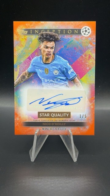 Topps Inception Nico O'Reilly Rookie Auto /5