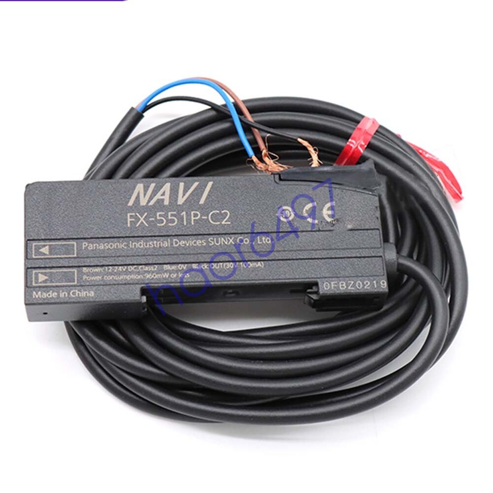 12V～24V DC For Panasonic Digital Fiber Optic Sensor PNP FX-551P-C2