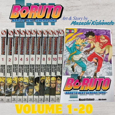 Boruto Manga Full/Half Set Volume 1-20 Comic Books English -DHL