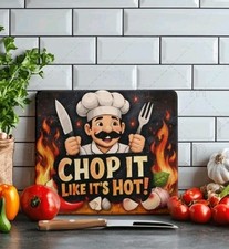 Glass Kitchen Chopping Cutting Serving Party Entertaining Board Cooking Baking 