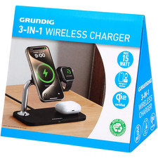 Grundig 3-in-1 Kabelloses Ladegerät