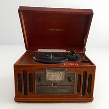 Crosley CR74 AM FM Radio Record CD Cassette Player Turntable NOT TESTED