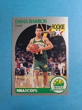 Dana Barros 1990-91 NBA Hoops Basketball Card # 274 J3506