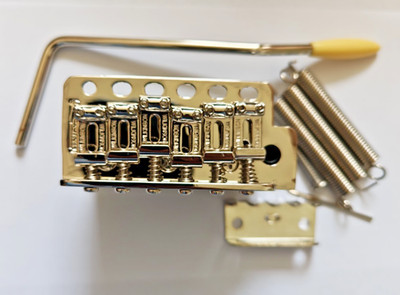 Wilkinson WV6CRSB Tremolo Bridge STEEL BLOCK Vintage WV6SB From Korea in Chrome