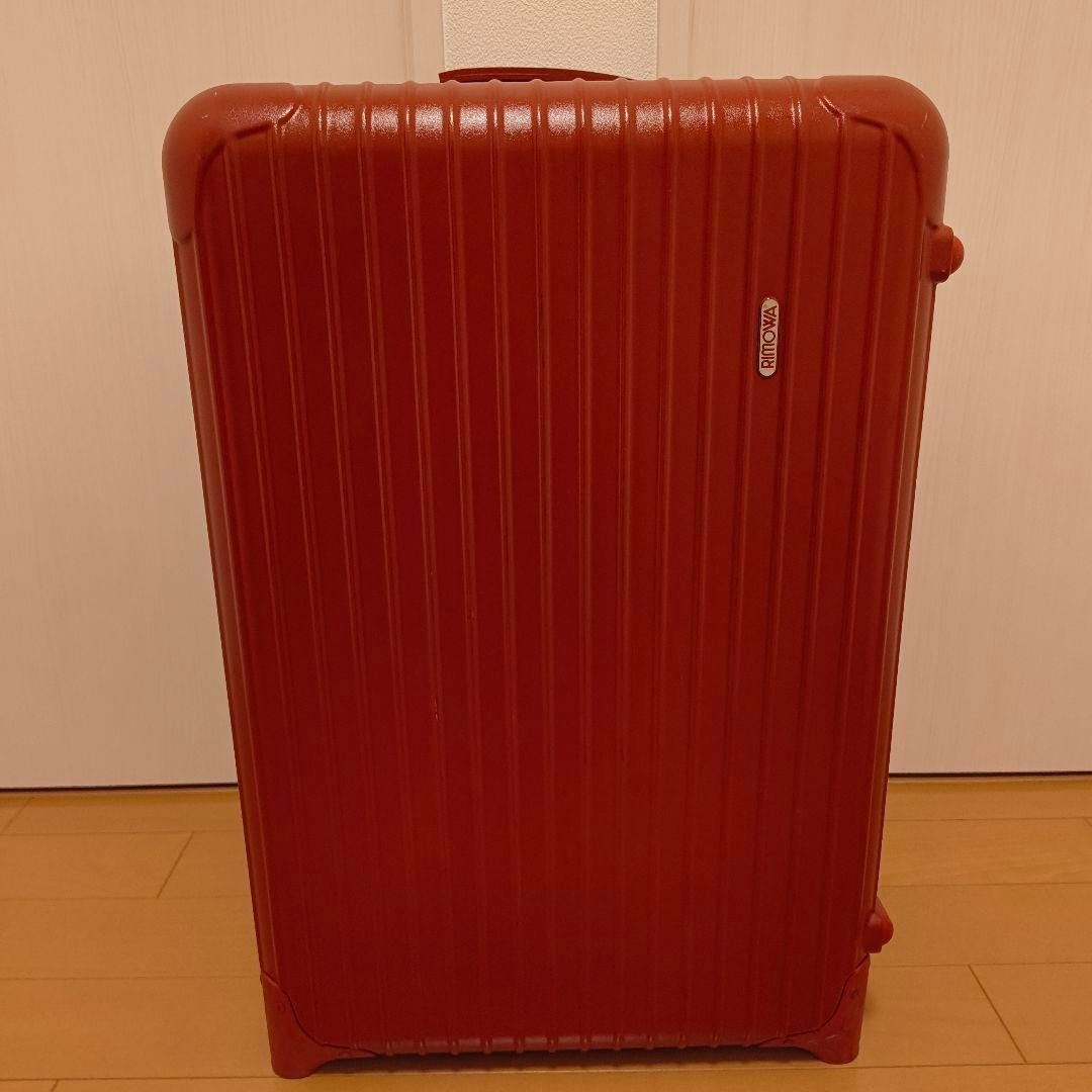 RIMOWA Suitcase 855.63, Red PC, 63L, Discontinued Model, 2 Wheels